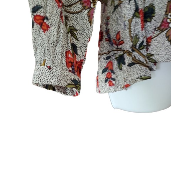 Anthropologie MAEVE Floral Janie Pheasant Top Size 2 - Picture 7 of 11